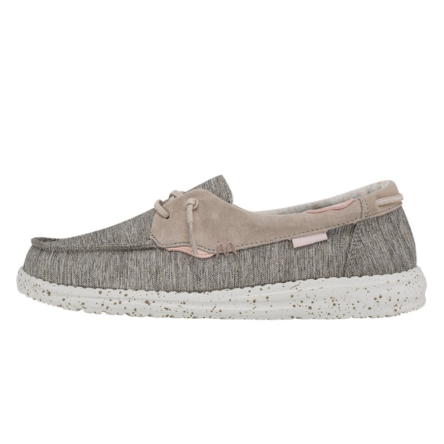 Hey Kumpel Laila Chambray Rose Damenschuhe Frontansicht