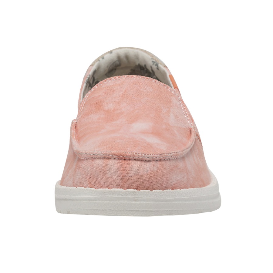 Hey Dude Lena Tye Dye Pfirsich Damenschuhe Detailansicht