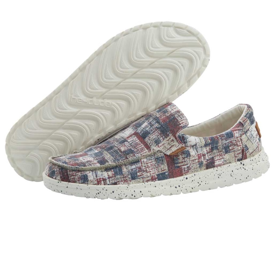 Hey Dude Mikka Print Detailansicht der Sohle