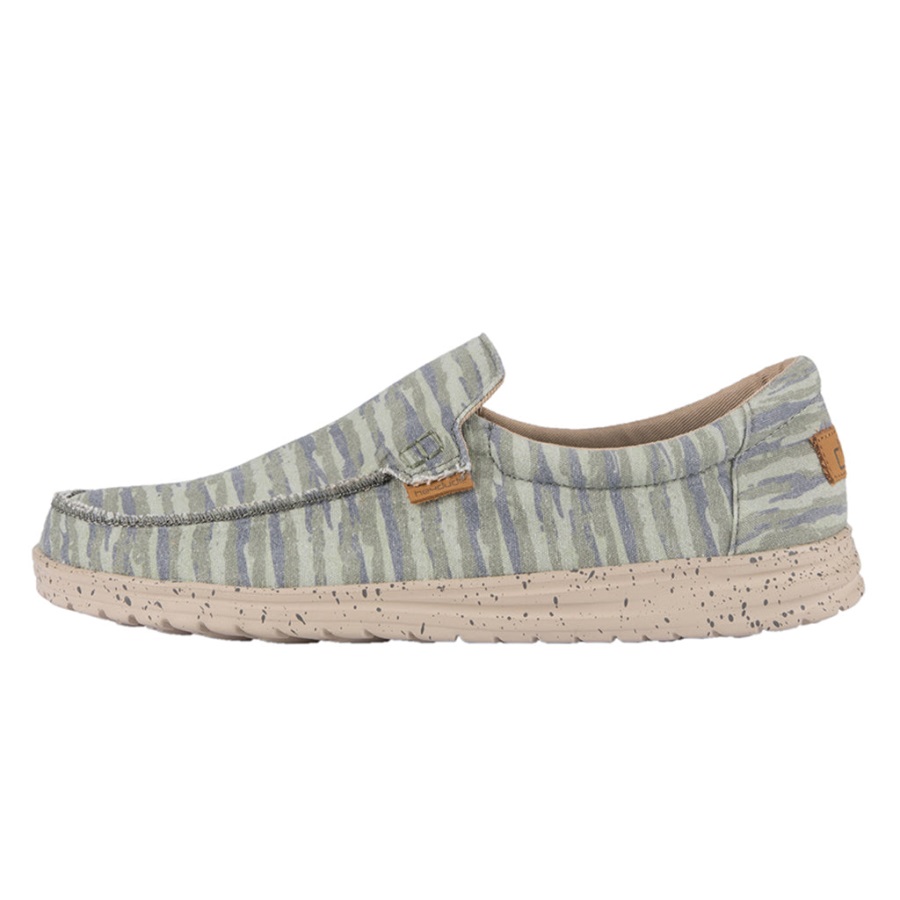 Hey Dude Mikka Print Camo Salbei Frontansicht