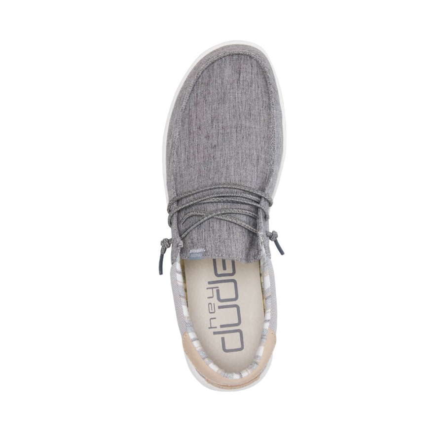 Hey Dude Paul Chambray Iron Vollansicht
