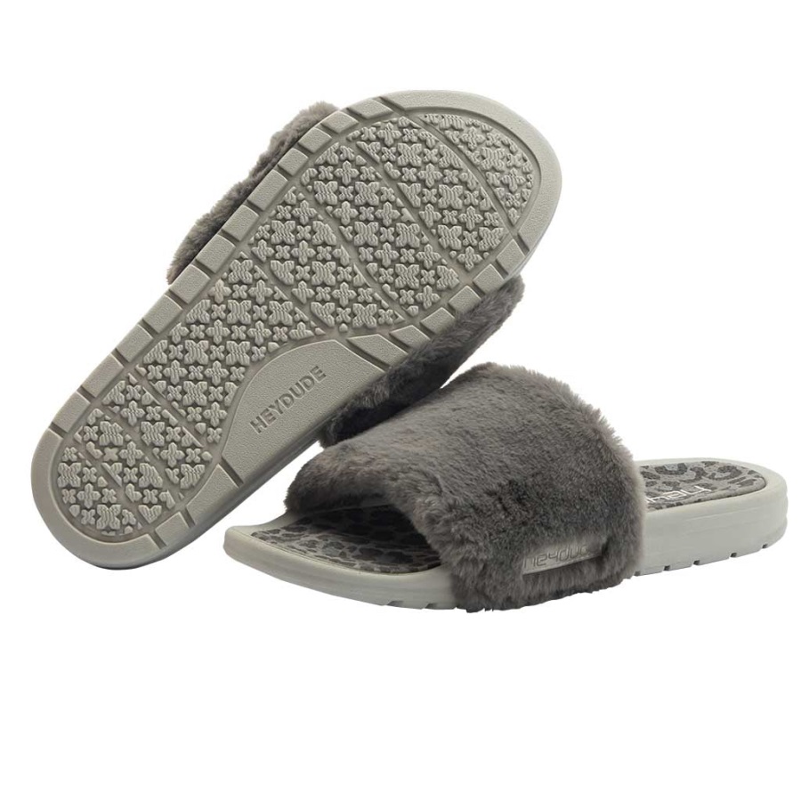 Hey Typ Peggy Grey Cheetah Fußbett