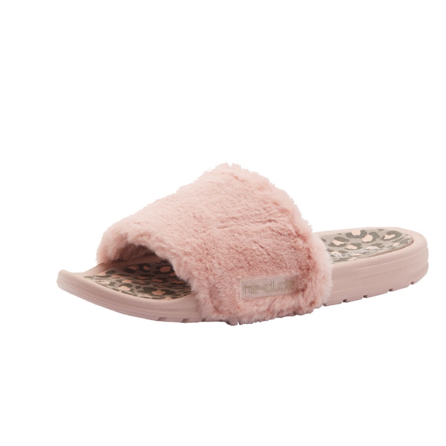 Hey Dude Peggy Pink Cheetah Sole Display