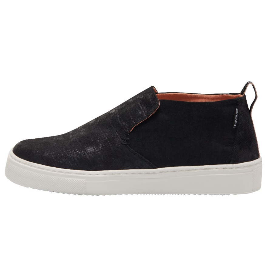 Hey Typ Peyton Croco Black Frontanicht