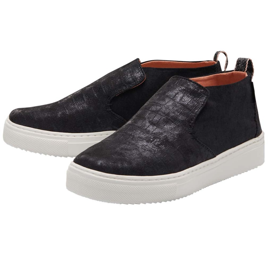 Hey Dude Peyton Croco Black Seitenansicht