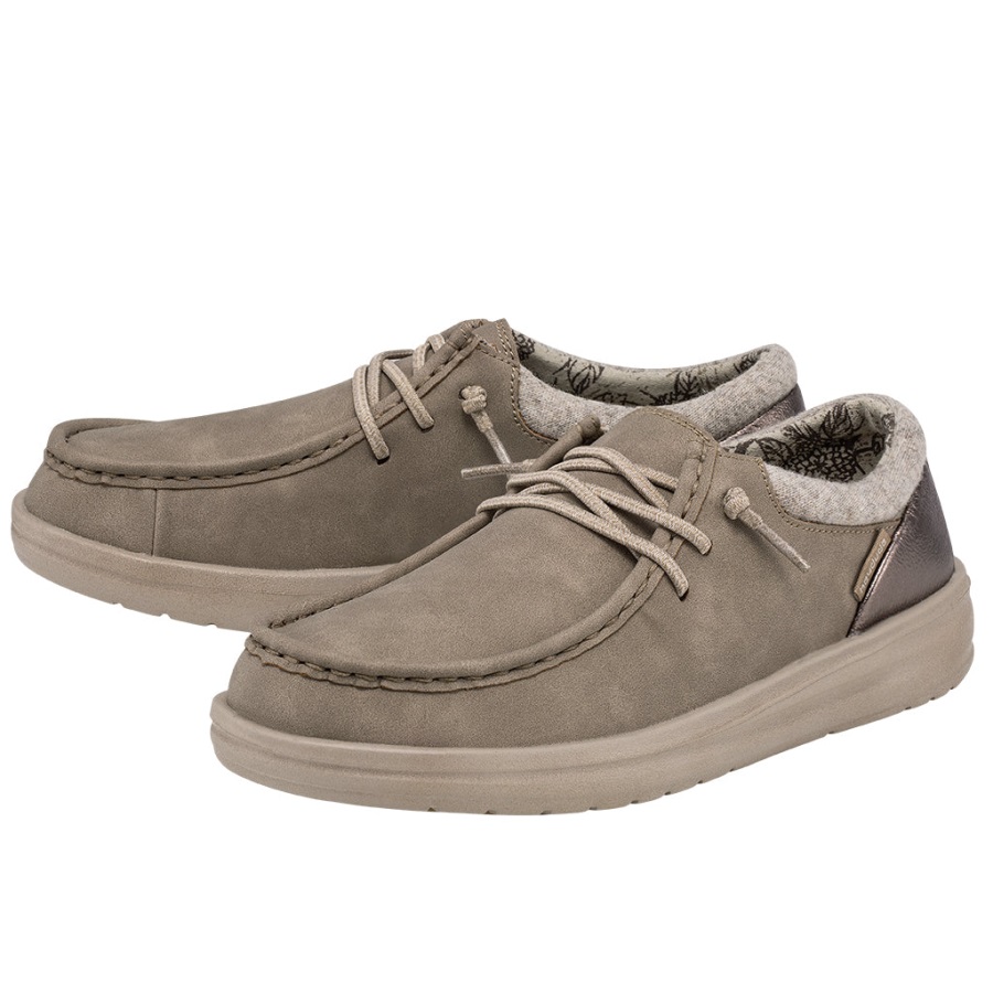 Hey Dude Polly Light Taupe Detailansicht