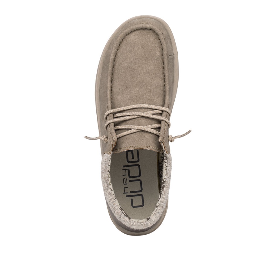 Hey Dude Polly Light Taupe Farbdetails