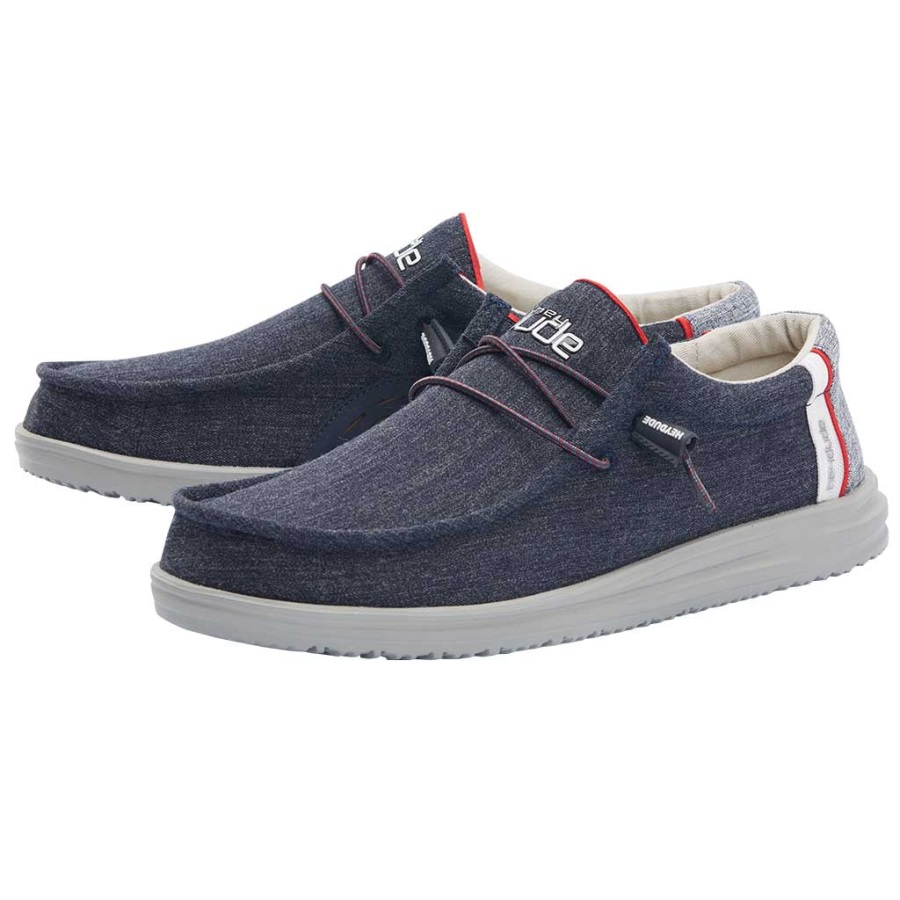 Hey Dude Wally Free Artic Blue Seitenansicht