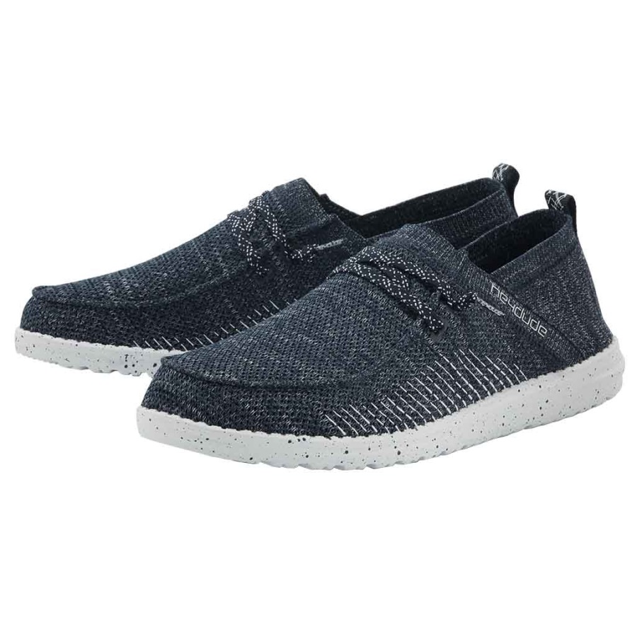 Hey Dude Wally Halo Navy seitliche Ansicht
