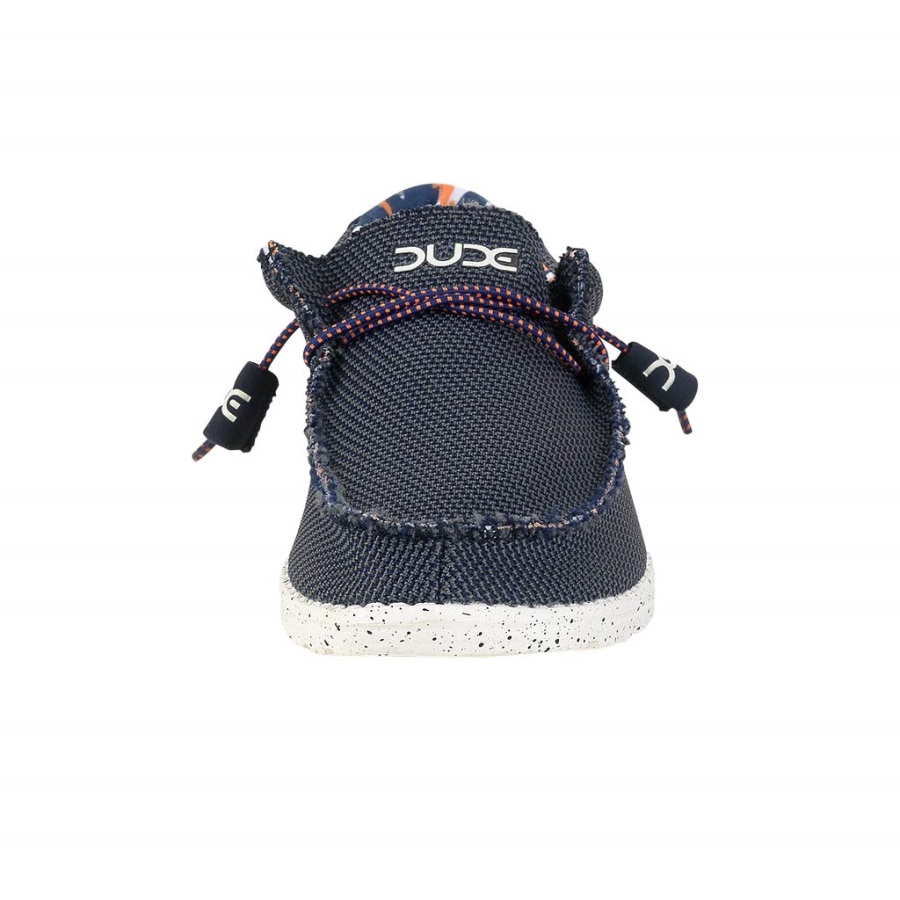 Hey Dude Wally Sox Blue Multi-Footing-Effekt