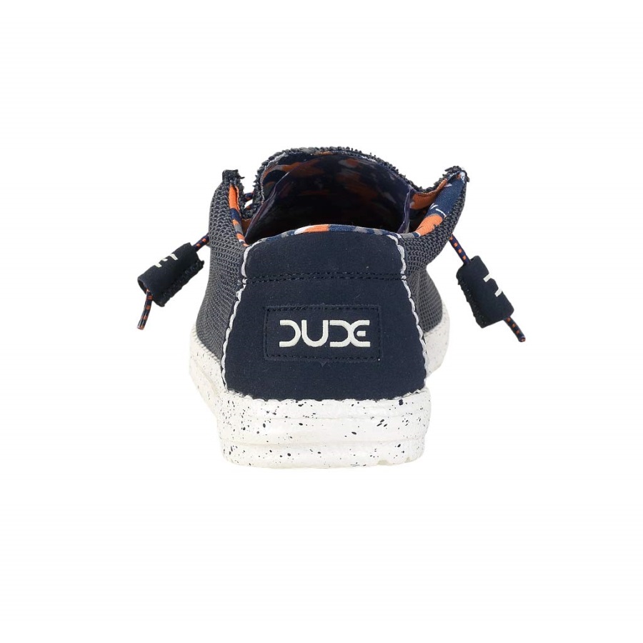 Hey Dude Wally Sox Blue Multi Showcases verschiedene Winkel