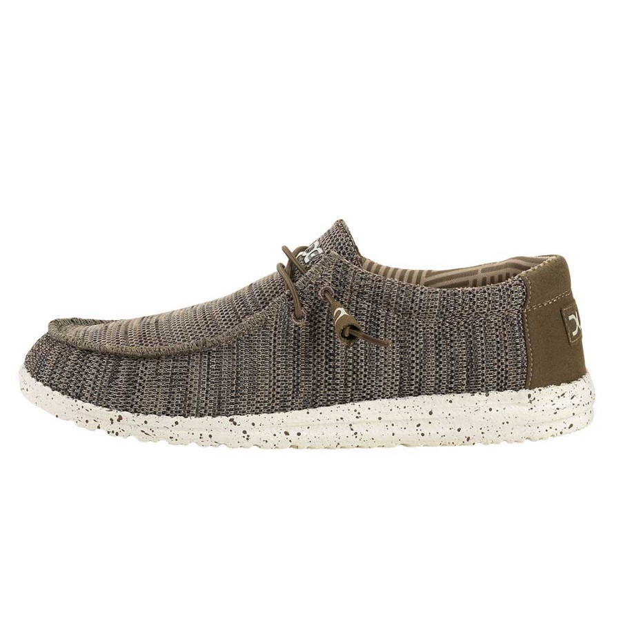 Hey Dude Wally Sox Braun - Vorderansicht