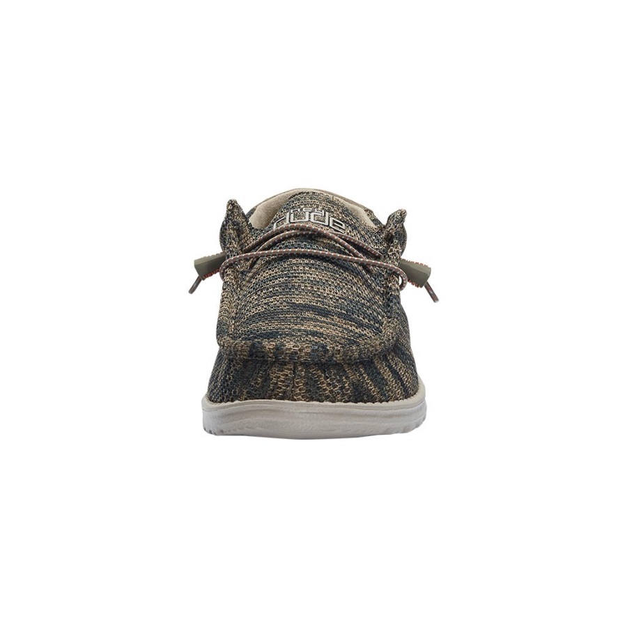 Hey Dude Wally Sox Camo Woodland - Sohlendetail