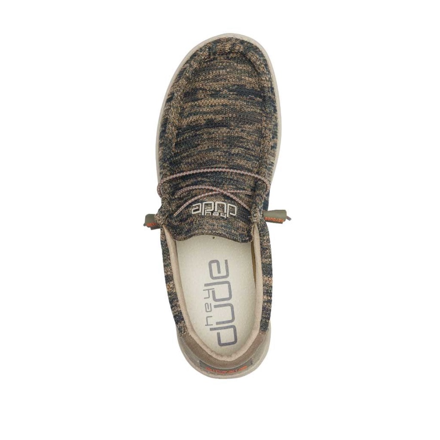 Hey Dude Wally Sox Camo Woodland - Perspektivische Ansicht