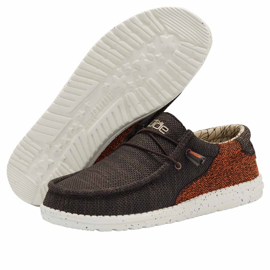 Hey Kumpel Wally Sox Wave Java Brown Sohlenansicht