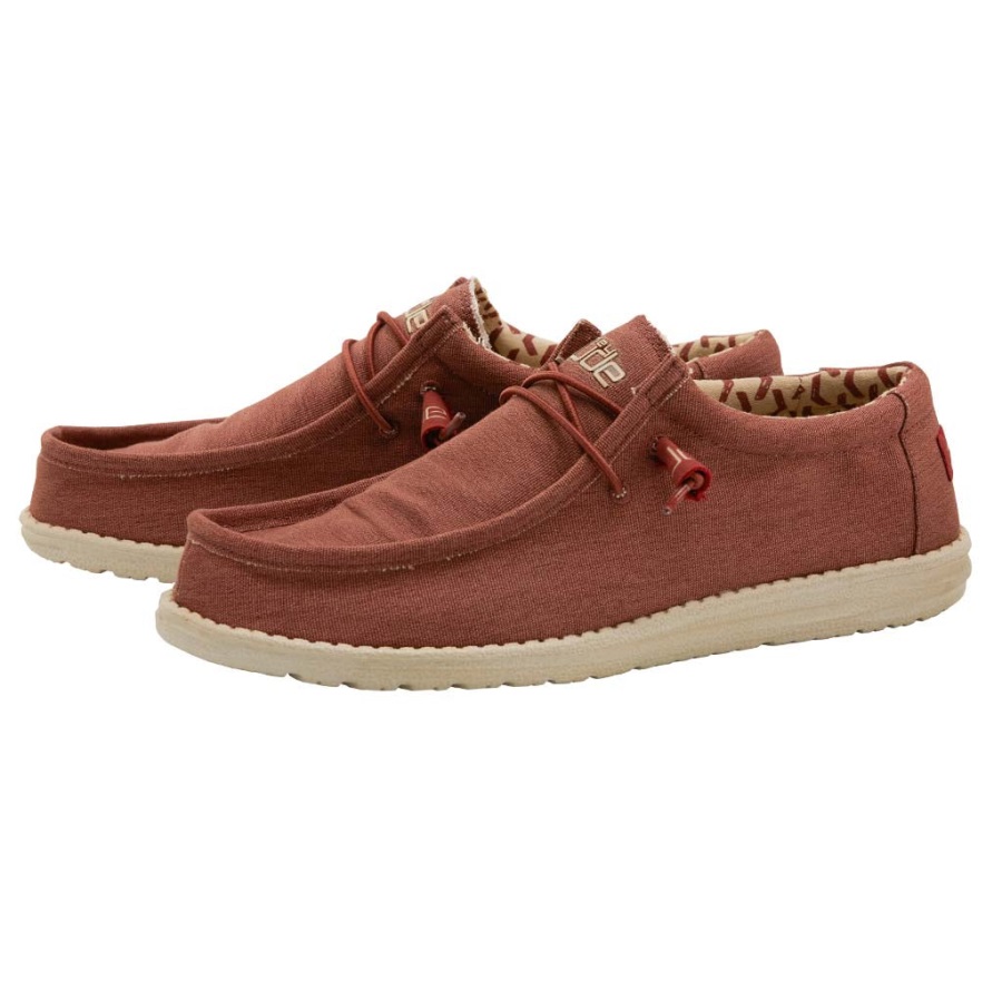 Seitenansicht Hey Dude Wally Stretch Brick