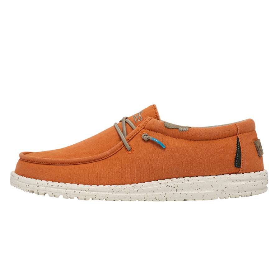 Hey Dude Wally Gewaschene Mandarine Frontansicht
