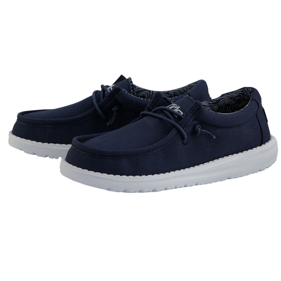 Hey Typ Wally Youth Navy Side View