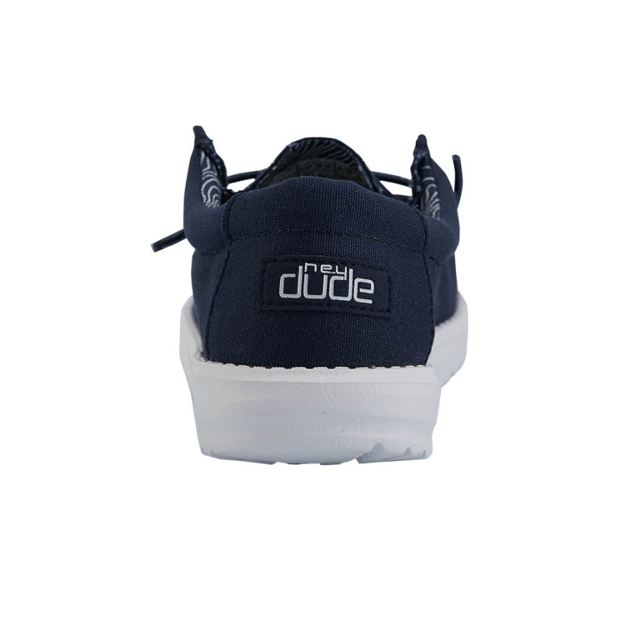 Hey Dude Wally Youth Navy Multi-Winkel-Display