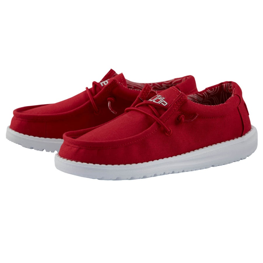 Hey Dude Wally Youth Rot Seitensicht