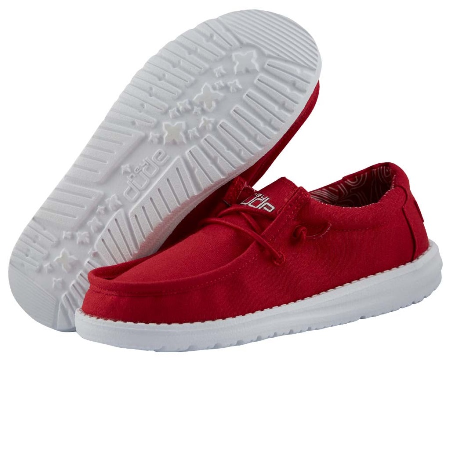 Hey Dude Wally Youth Rot Detailansicht