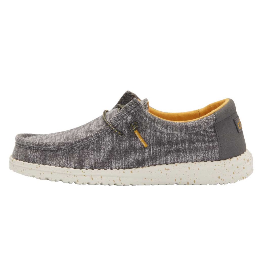 Hey Dude Wally Jugend Stretch Taupe Frontansicht