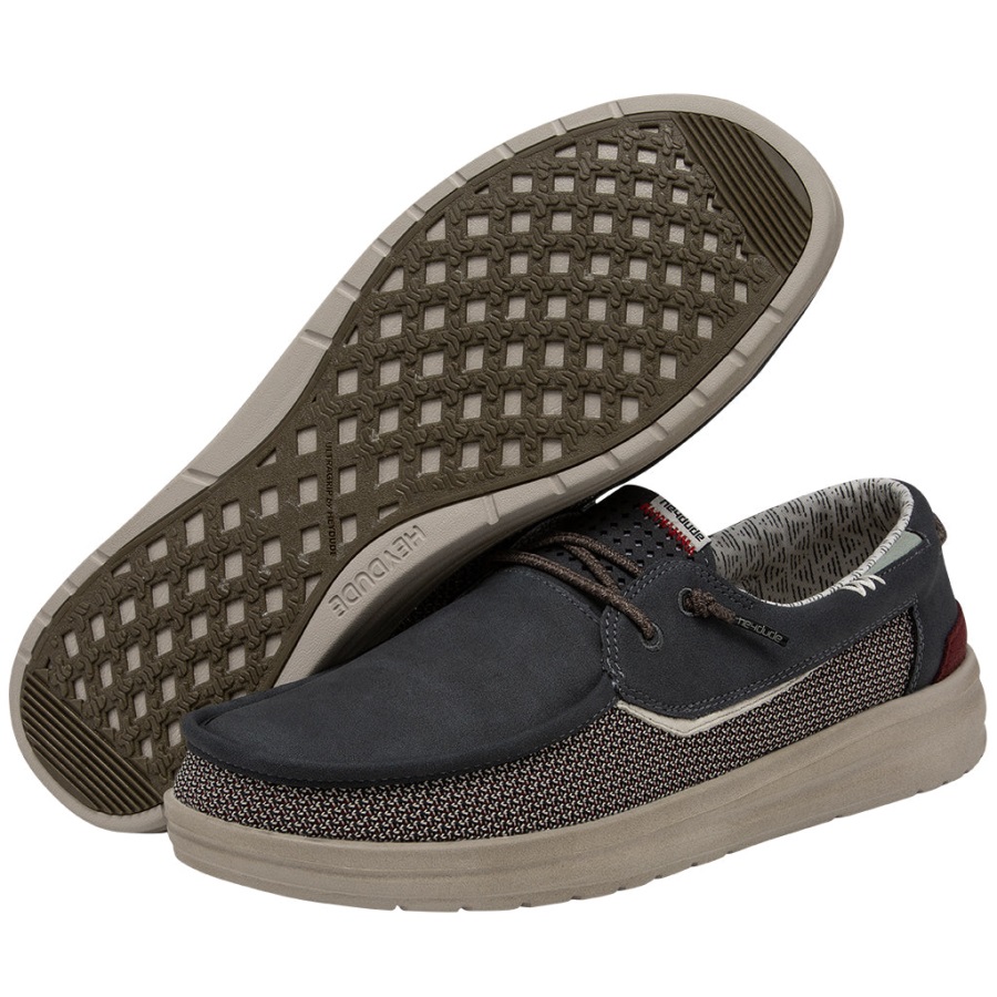 Hey Dude Welsh Grip Tiefblau Detailansicht