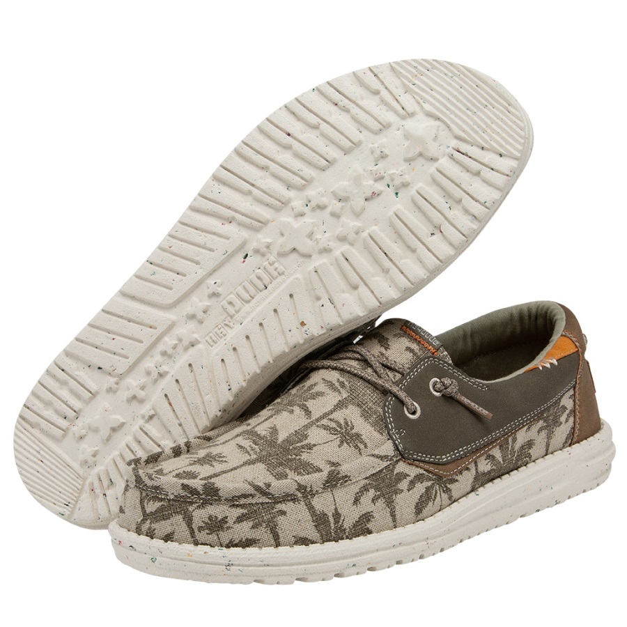 Leichtigkeit für unterwegs Hey Dude Schuhe seitliche Ansicht