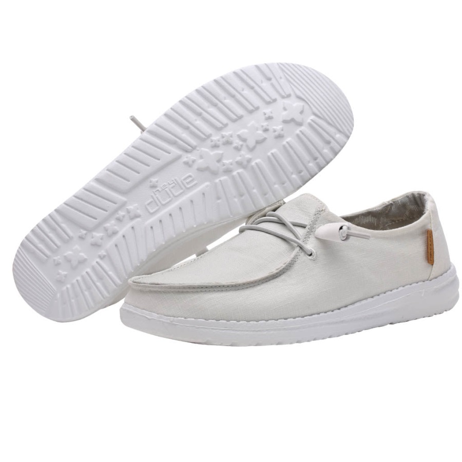 Hey Dude Wendy Chambray White Seitenansicht