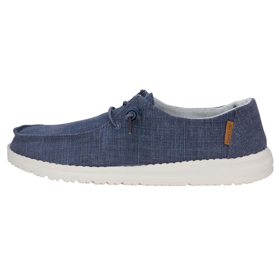 Hey Dude Wendy Navy Schuh Frontansicht