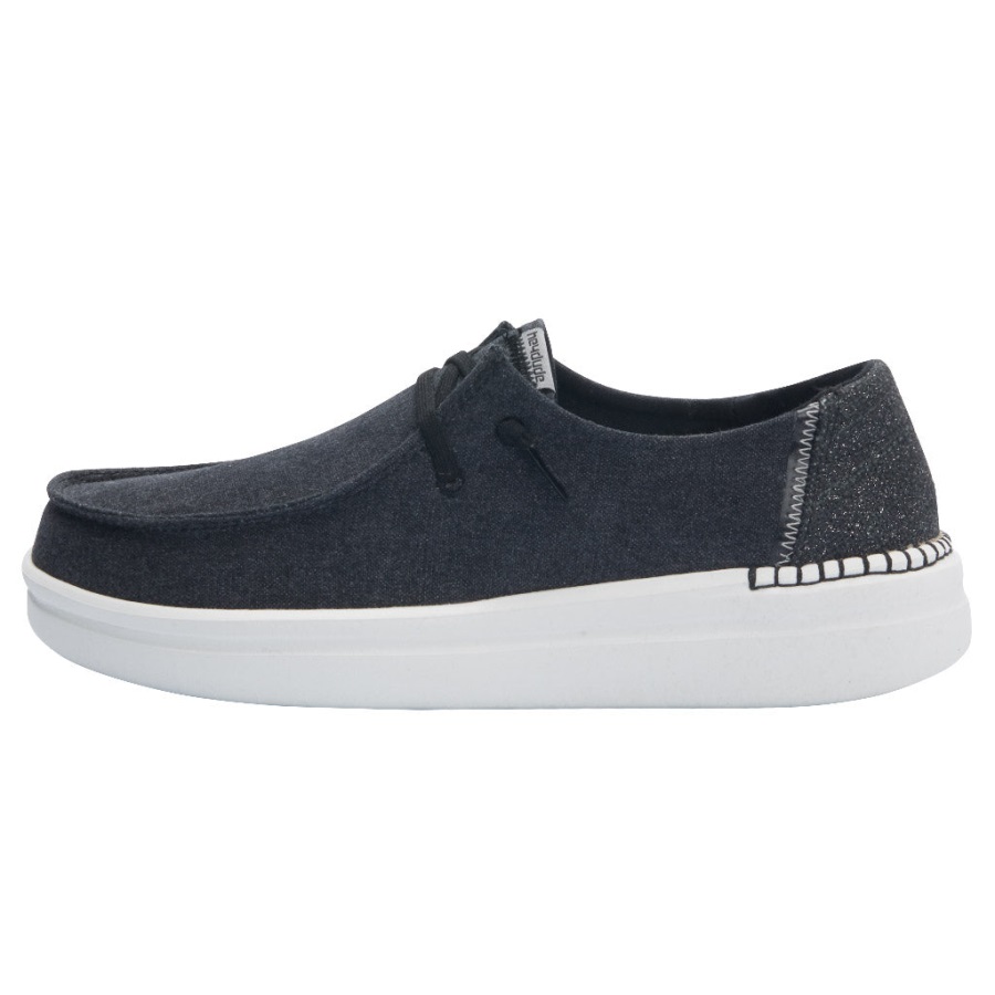 Hey Kumpel Wendy Rise Chambray Black Frontansicht