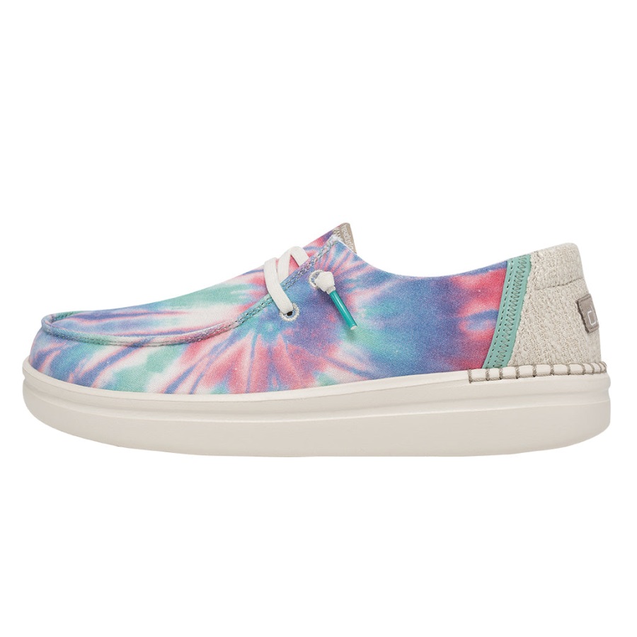 Hey Dude Wendy Rise Chambray Candy Tie Dye damenschuhuh