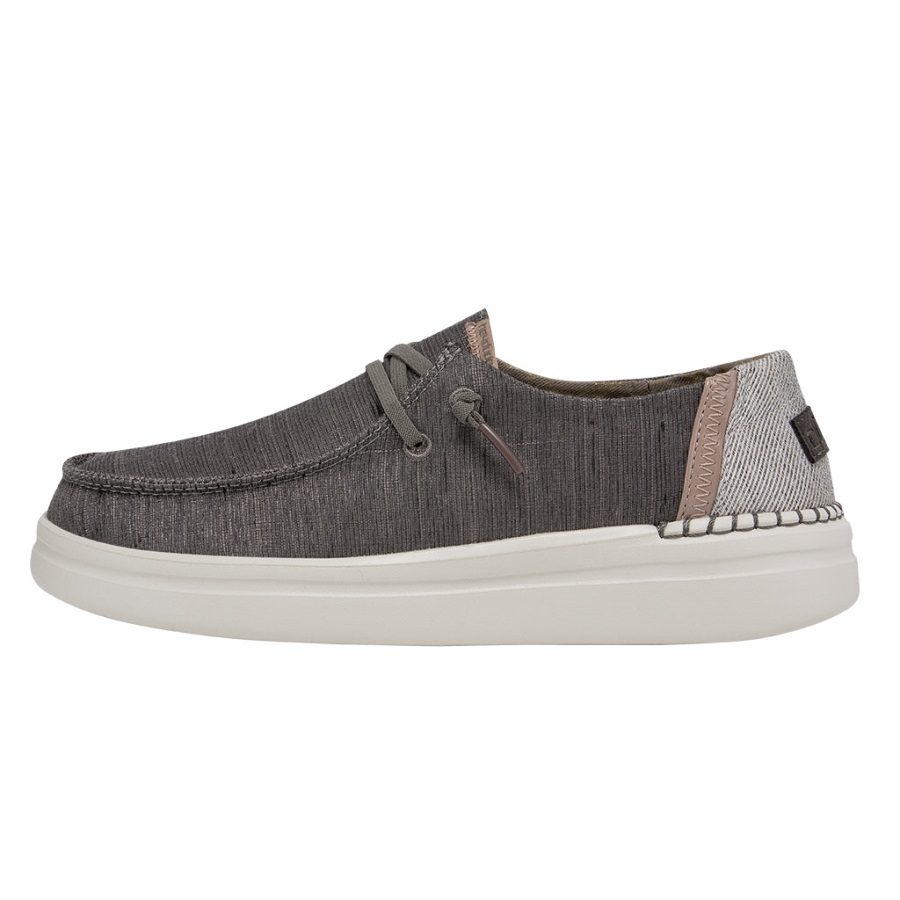 Hey Dude Wendy Rise Chambray Granitgrau Frontanicht