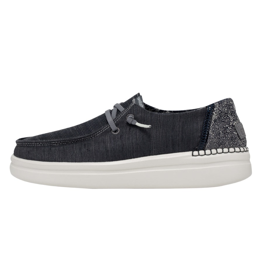 Hey Kumpel Wendy Rise Chambray Graphitblau Frontansicht