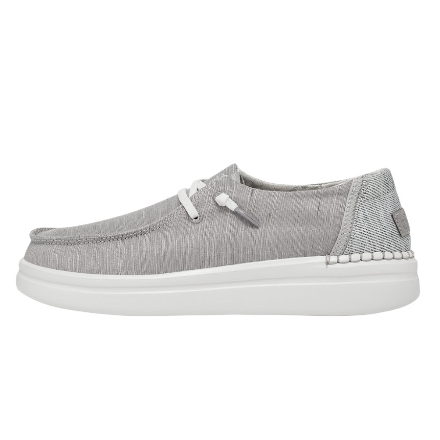 Hey Dude Wendy Rise Chambray Lunar Rock Frontanicht