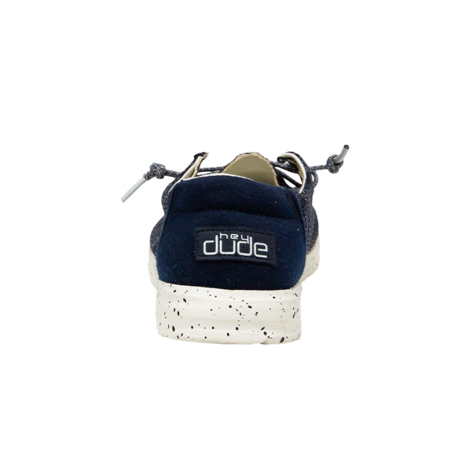 Hey Dude Wendy Sox Navy mit Detail der Sohle
