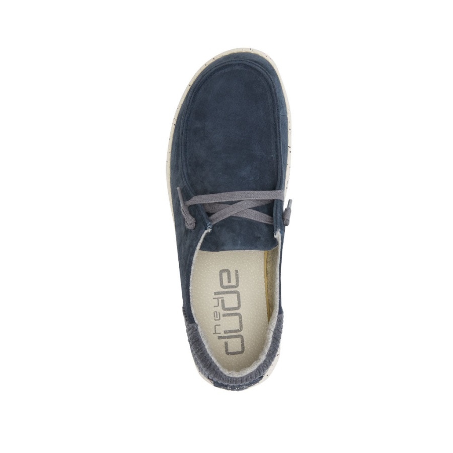 Hey Dude Wendy Wildleder Navy - Komplettansicht