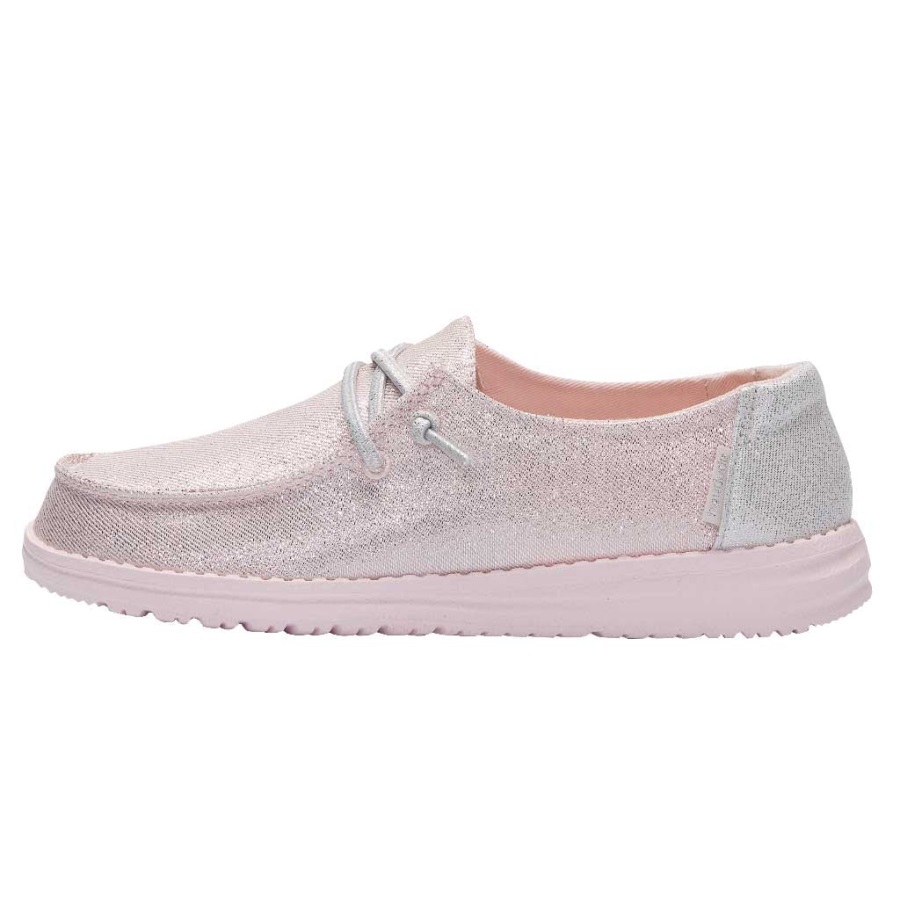 Hey Dude Wendy Jugend Funkelndes Pink Vorderansicht