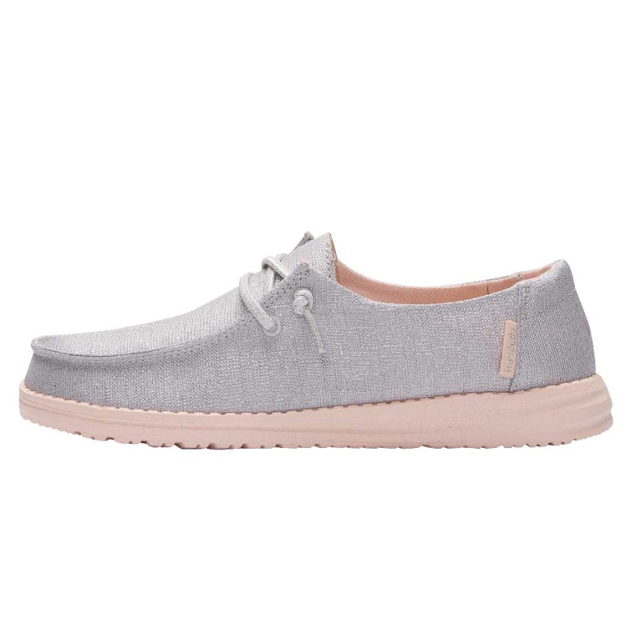 Hey Dude Wendy Youth Sparkling Silver Peach Hauptansicht