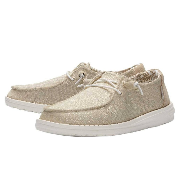 Hey Dude Beige Wendy Stretch Seitensicht