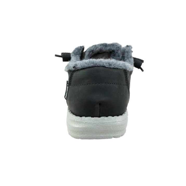 Hey Dude Black Wendy Corduroy Faux Fur verschiedene Perspektiven