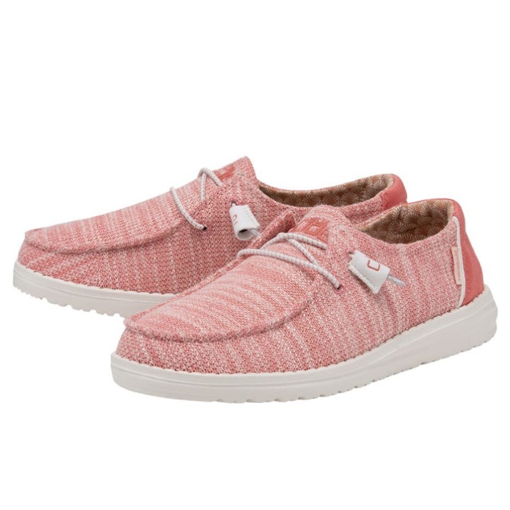 Hey Dude Coral Pearl Wendy Stretch Side Display