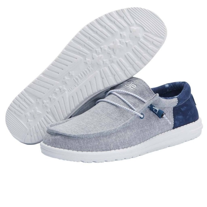 Hey Kumpel Indigo Tie Dye Wally Funk - Seitliche Ansicht