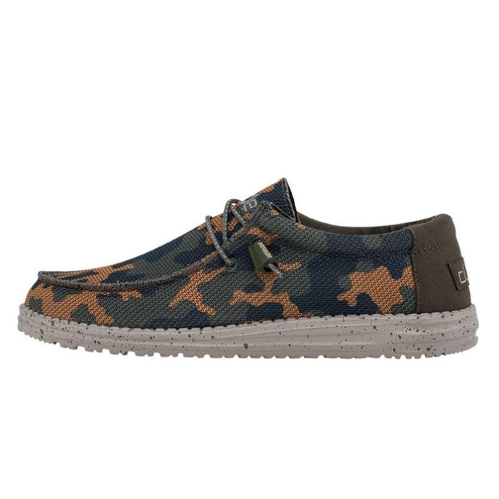 Hey Dude Dschungel Camo Wally Sox Frontansicht