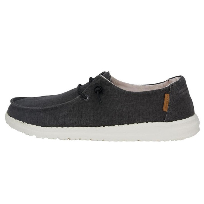 Hey Dude Wendy Chambray Damenschuhe in Schwarz