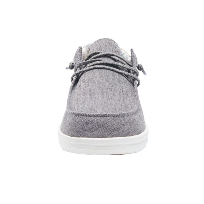 Styling-Ideen mit Paul Chambray Schuhen Hey Dude Paul Chambray mit verschiedenen Outfits
