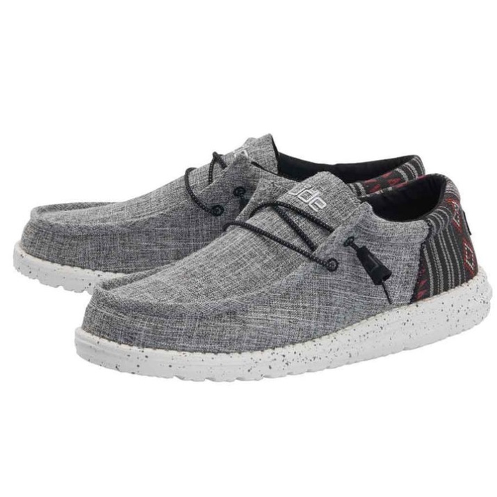 Seitenansicht Wally Funk Black Aztec Hey Dude Wally Funk Black Aztec Seitenansicht