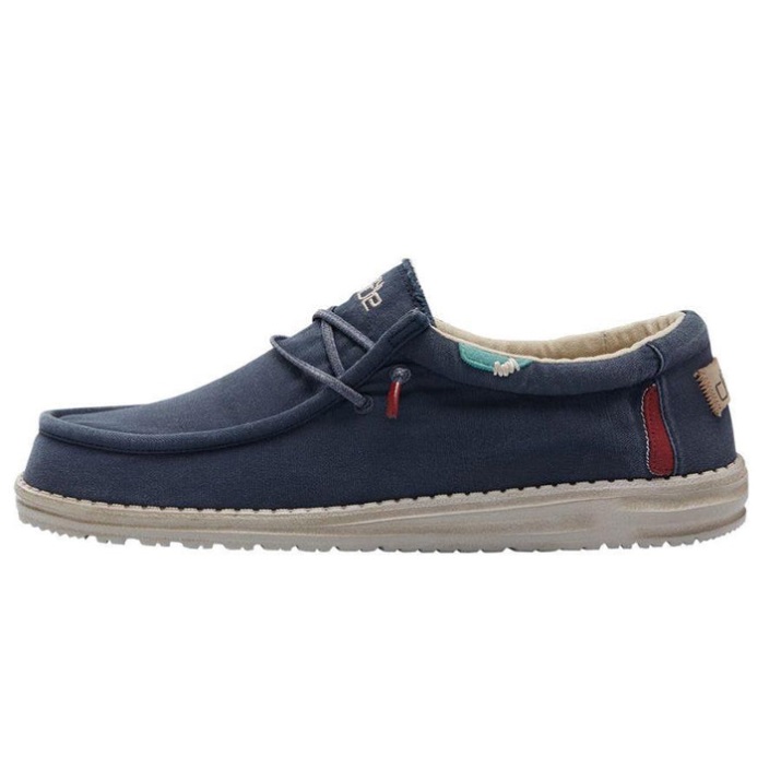 Hey Kumpel Wally Gewaschener Blauer Raum Frontansicht