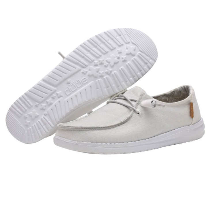 Hey Typ Wendy Chambray Weiße Details