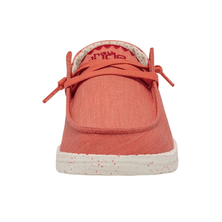 Hey Dude Wendy Inca Mohnrot Sole Display